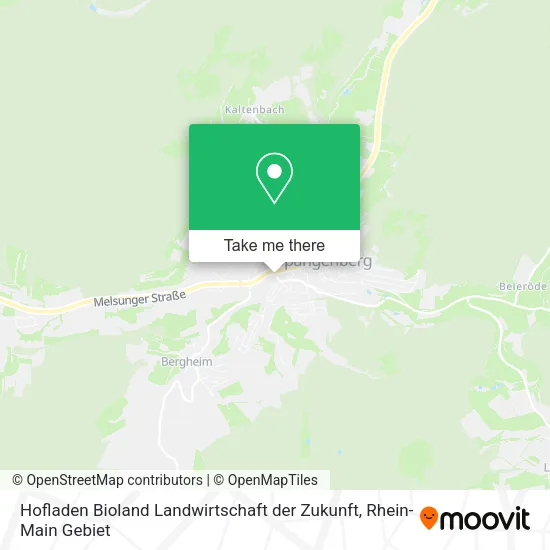 Карта Hofladen Bioland Landwirtschaft der Zukunft