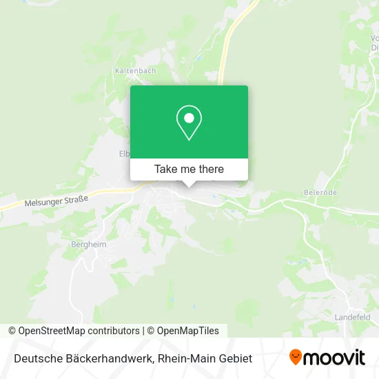Карта Deutsche Bäckerhandwerk