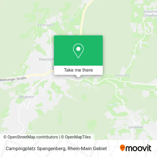 Карта Campingplatz Spangenberg