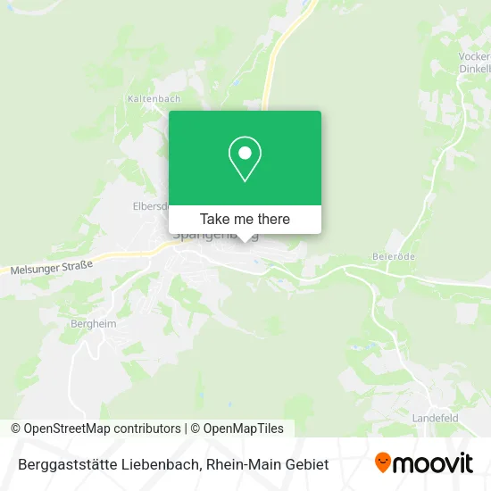Карта Berggaststätte Liebenbach