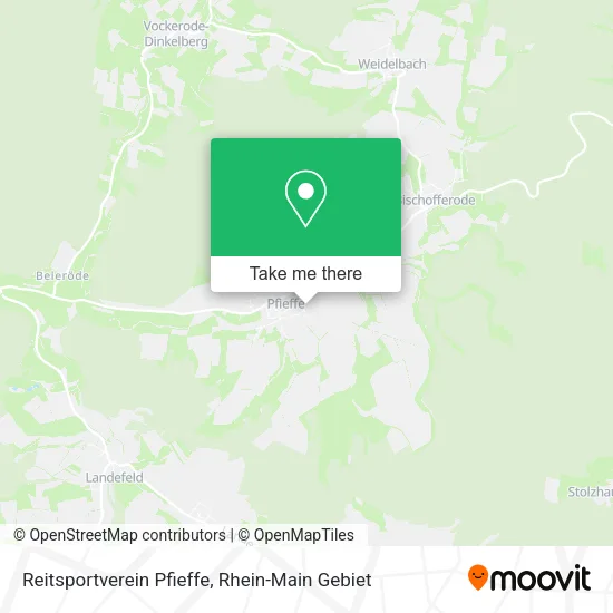 Карта Reitsportverein Pfieffe