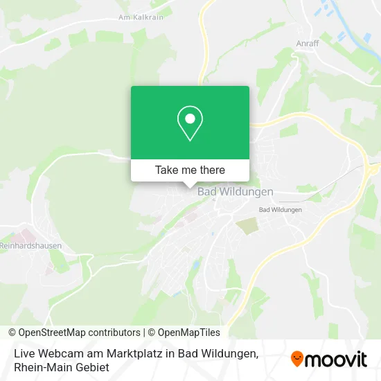 Карта Live Webcam am Marktplatz in Bad Wildungen