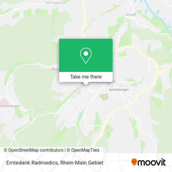 Карта Erntedank Radmedics