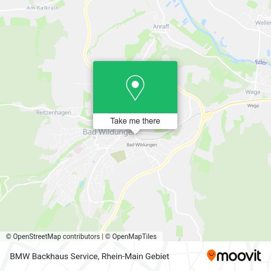 Карта BMW Backhaus Service