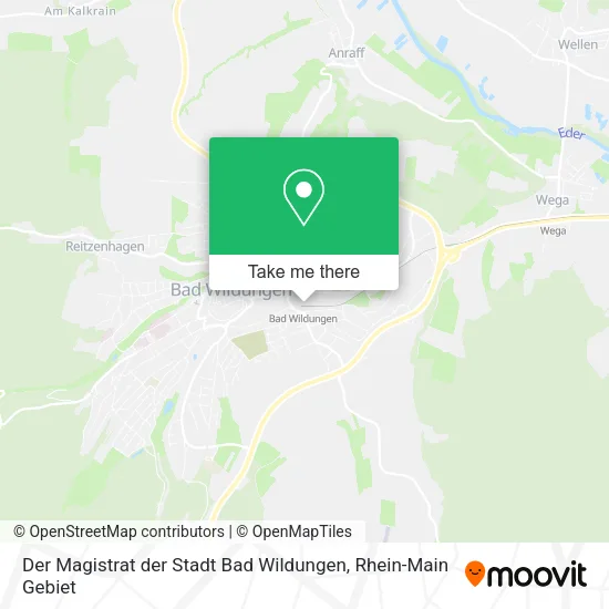 Карта Der Magistrat der Stadt Bad Wildungen