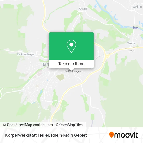Карта Körperwerkstatt Heller