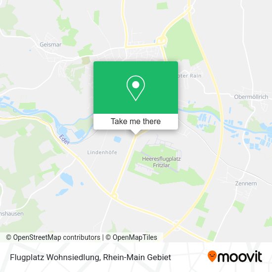 Карта Flugplatz Wohnsiedlung