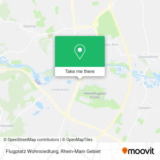 Карта Flugplatz Wohnsiedlung