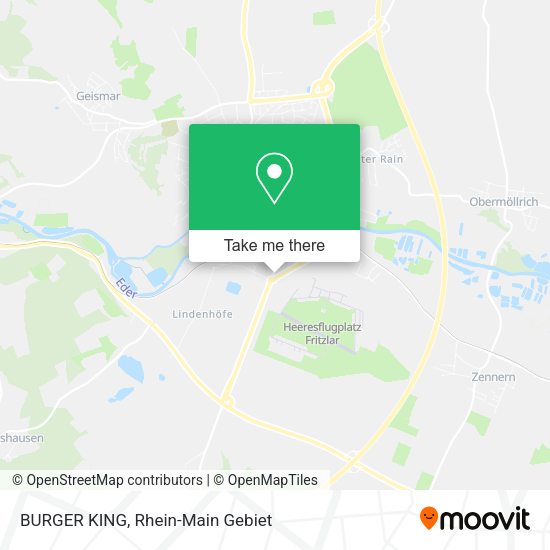 Карта BURGER KING