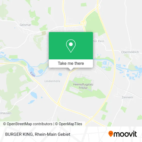 Карта BURGER KING