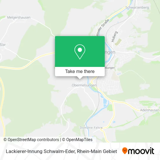 Карта Lackierer-Innung Schwalm-Eder