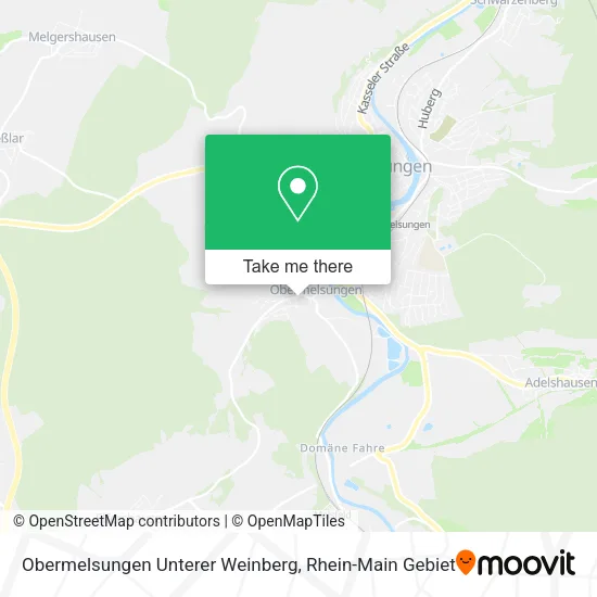 Карта Obermelsungen Unterer Weinberg