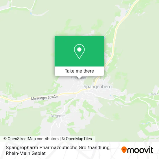 Карта Spangropharm Pharmazeutische Großhandlung