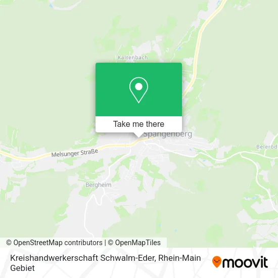 Карта Kreishandwerkerschaft Schwalm-Eder