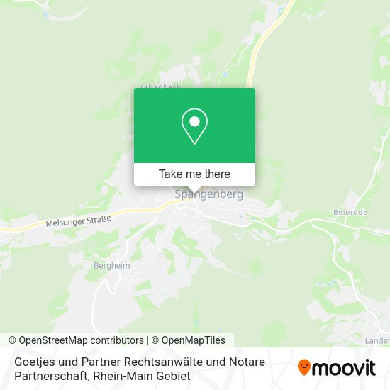 Карта Goetjes und Partner Rechtsanwälte und Notare Partnerschaft