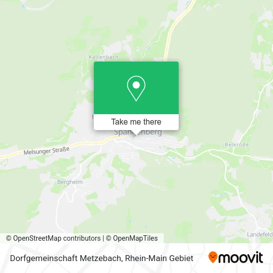 Карта Dorfgemeinschaft Metzebach