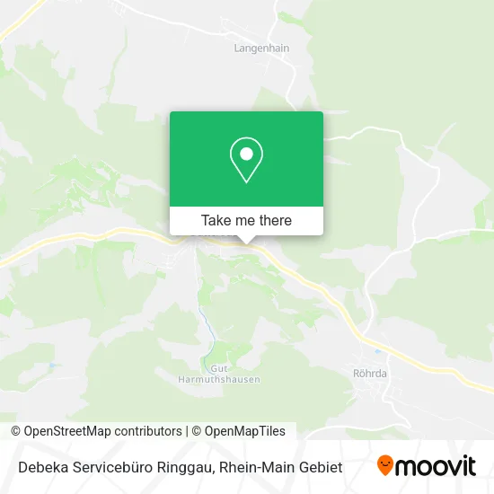 Карта Debeka Servicebüro Ringgau
