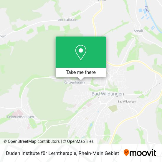 Карта Duden Institute für Lerntherapie