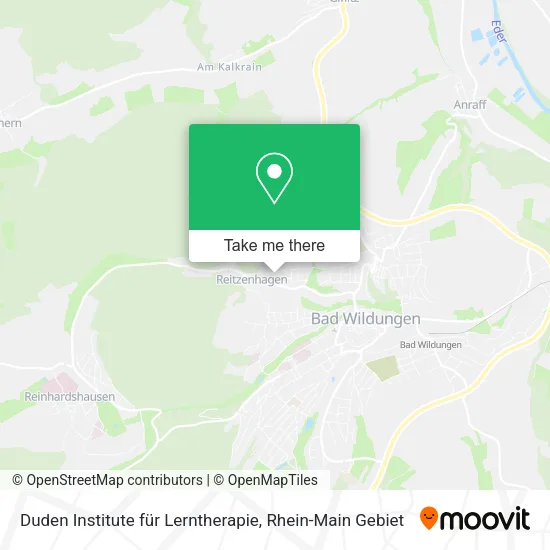 Карта Duden Institute für Lerntherapie