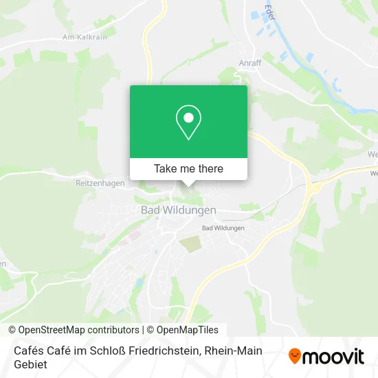 Карта Cafés Café im Schloß Friedrichstein