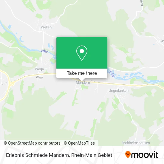Карта Erlebnis Schmiede Mandern