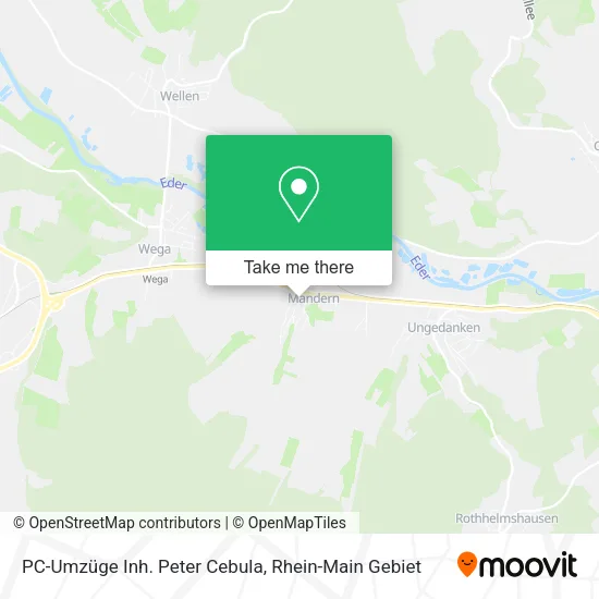 Карта PC-Umzüge Inh. Peter Cebula