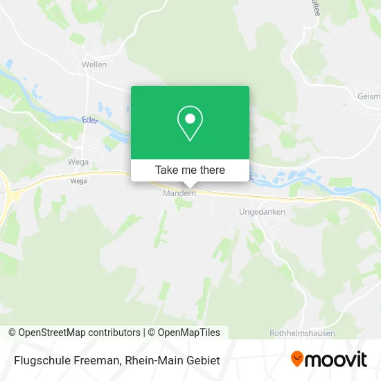 Карта Flugschule Freeman