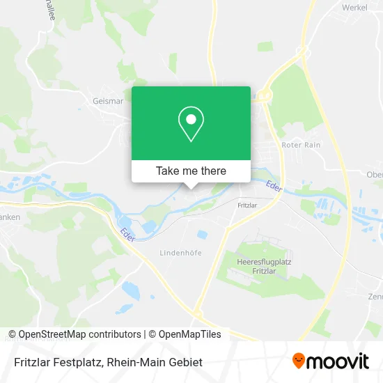Fritzlar Festplatz map