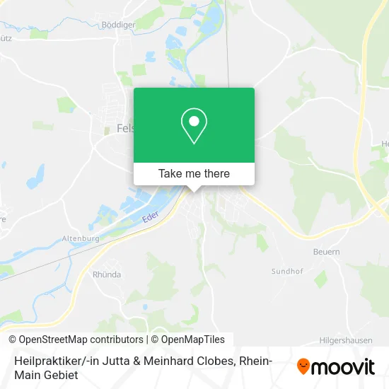 Карта Heilpraktiker / -in Jutta & Meinhard Clobes