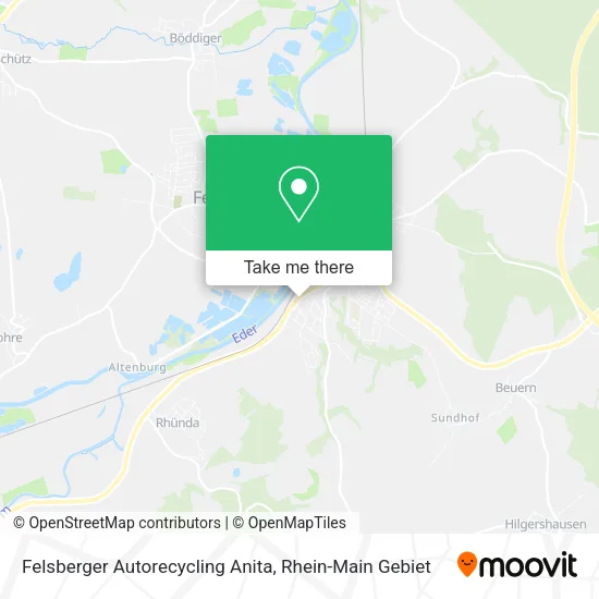 Карта Felsberger Autorecycling Anita