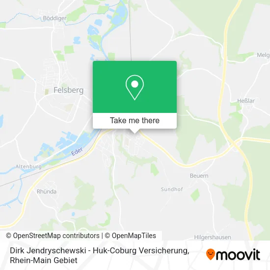 Карта Dirk Jendryschewski - Huk-Coburg Versicherung