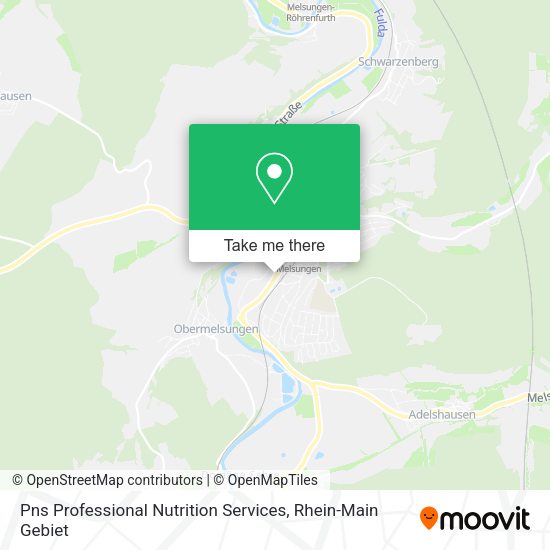 Карта Pns Professional Nutrition Services
