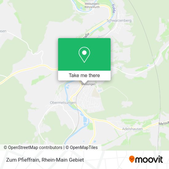 Карта Zum Pfieffrain