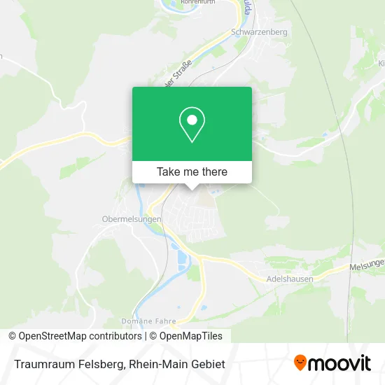 Карта Traumraum Felsberg