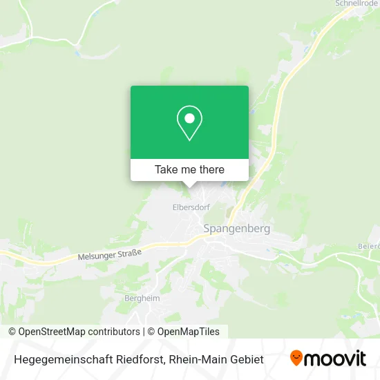 Карта Hegegemeinschaft Riedforst