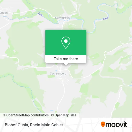 Карта Biohof Gunia