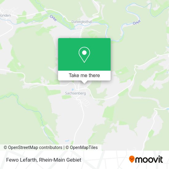 Карта Fewo Lefarth