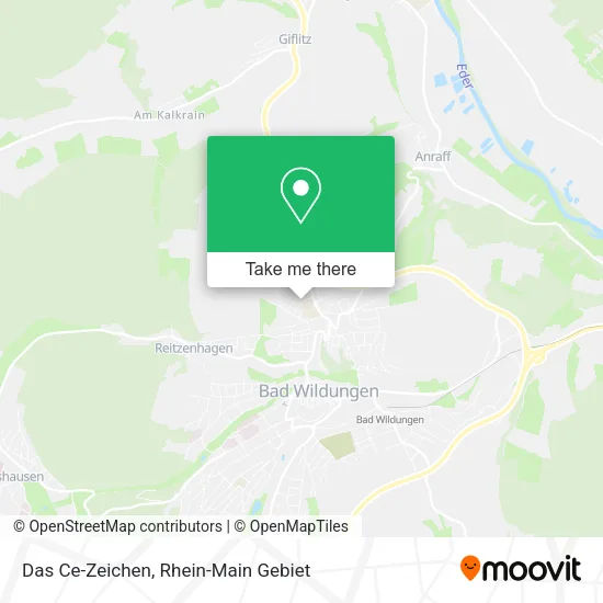 Карта Das Ce-Zeichen