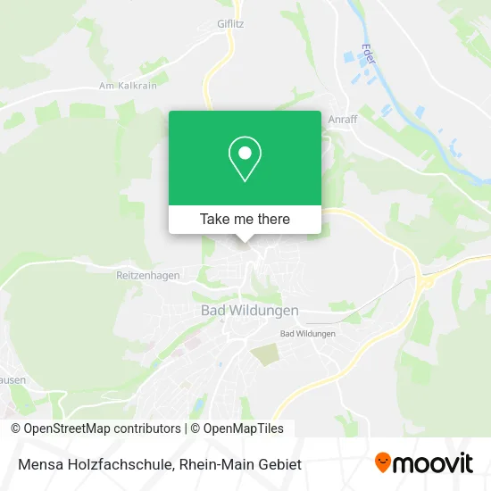 Карта Mensa Holzfachschule