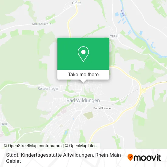 Карта Städt. Kindertagesstätte Altwildungen