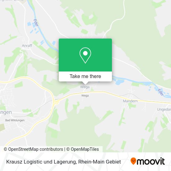 Карта Krausz Logistic und Lagerung