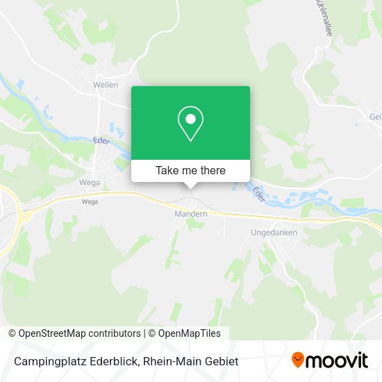 Карта Campingplatz Ederblick