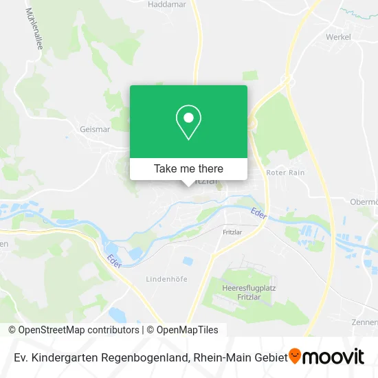 Карта Ev. Kindergarten Regenbogenland