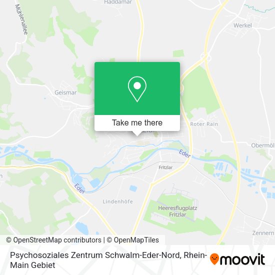 Карта Psychosoziales Zentrum Schwalm-Eder-Nord