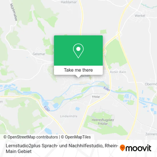 Карта Lernstudio2plus Sprach- und Nachhilfestudio