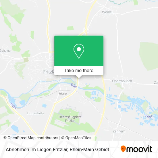 Карта Abnehmen im Liegen Fritzlar