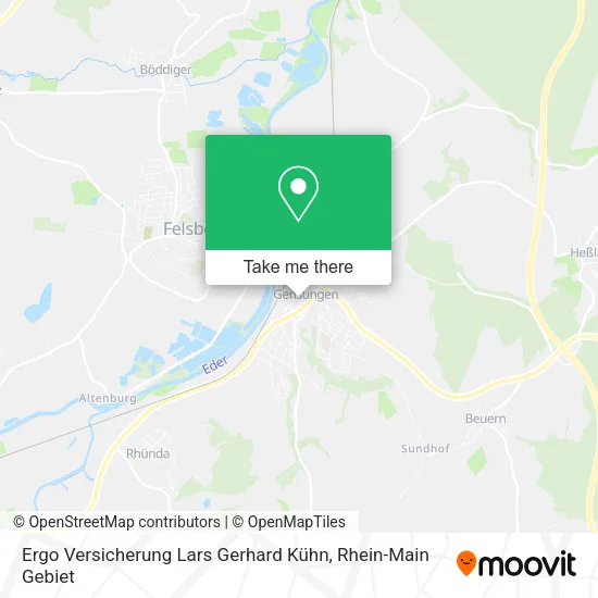 Карта Ergo Versicherung Lars Gerhard Kühn