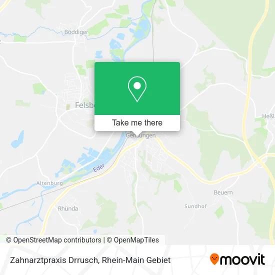 Карта Zahnarztpraxis Drrusch