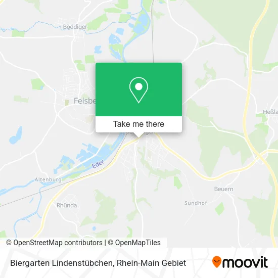 Карта Biergarten Lindenstübchen
