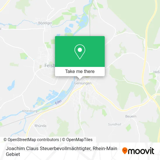 Карта Joachim Claus Steuerbevollmächtigter